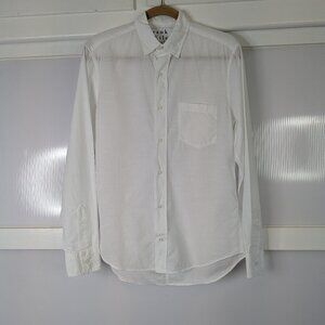 Frank and Eileen Don White Cotton Button Up Shirt Size XXS 100% Cotton Classic